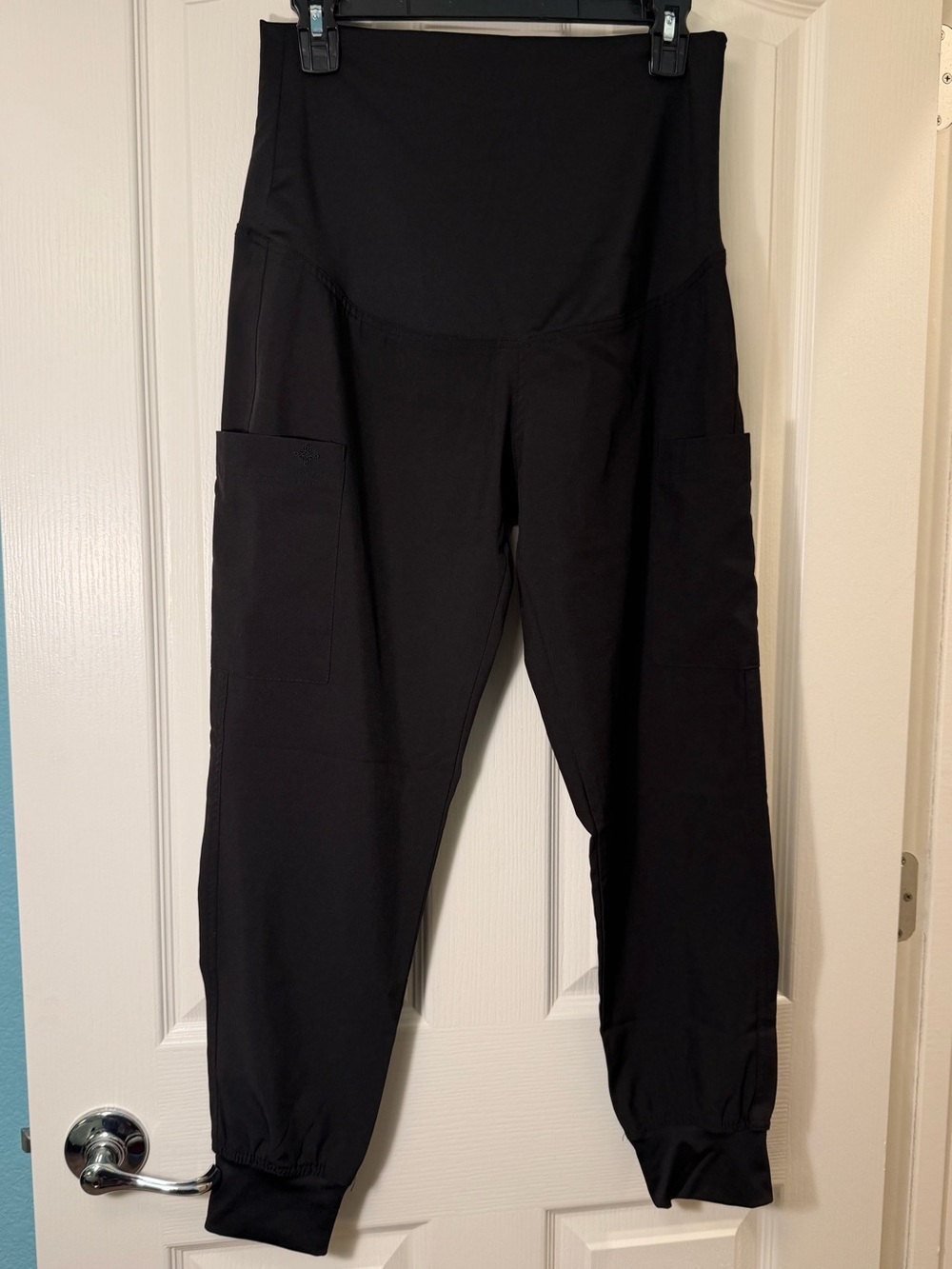 Med Couture Black Maternity Jogger Scrubs